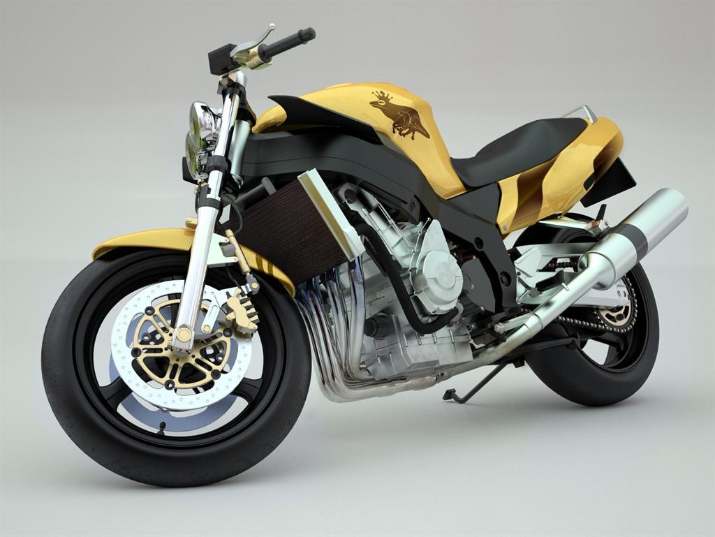 Bike Made with Modo